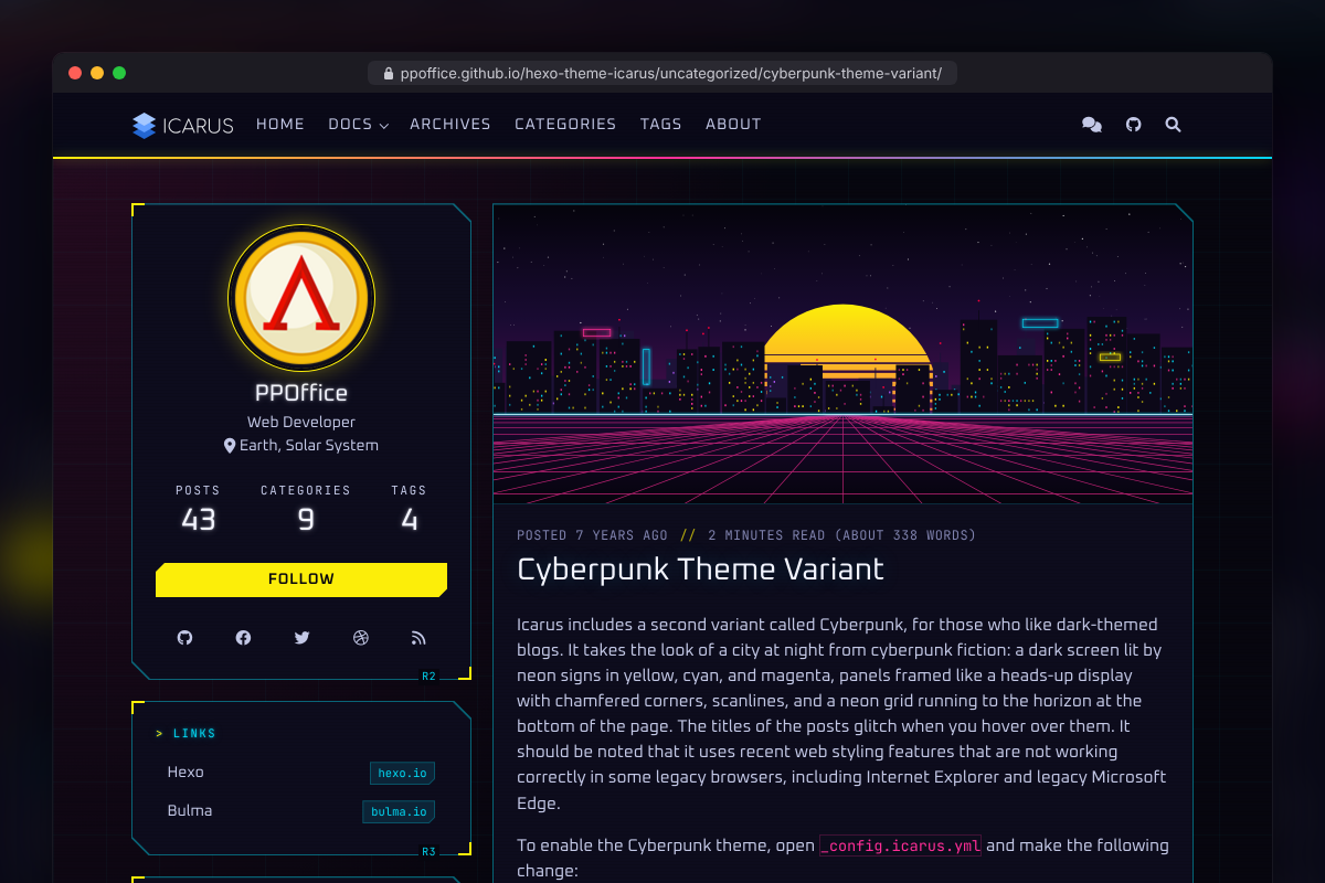 Cyberpunk variant